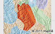 Political Map of Weishan, lighten