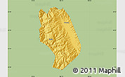 Savanna Style Map of Weishan, single color outside