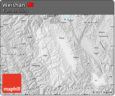 Silver Style Map of Weishan