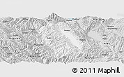 Silver Style Panoramic Map of Weishan