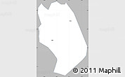Gray Simple Map of Weishan, single color outside