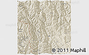 Shaded Relief 3D Map of Weixin