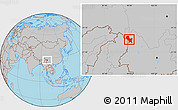 Gray Location Map of Weixin