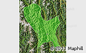 Political Map of Weixin, satellite outside