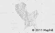 Silver Style Map of Weixin, single color outside