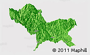Political Panoramic Map of Weixin, cropped outside