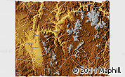 Physical 3D Map of Wuding