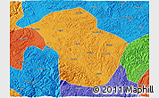 Political 3D Map of Wuenshan
