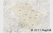 Shaded Relief 3D Map of Wuenshan, lighten
