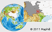 Physical Location Map of Wuenshan, highlighted country, highlighted parent region