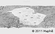 Gray Panoramic Map of Wuenshan