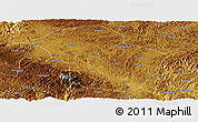 Physical Panoramic Map of Wuenshan