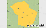 Savanna Style Simple Map of Wuenshan