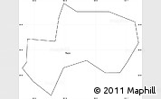 Blank Simple Map of Xiaguan Shi, cropped outside