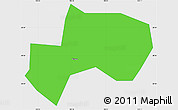 Political Simple Map of Xiaguan Shi, single color outside
