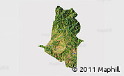 Satellite 3D Map of Xiangyun, cropped outside