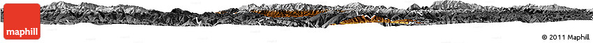 Physical Horizon Map of Xiangyun, desaturated