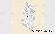 Classic Style Map of Xiangyun, single color outside