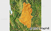 Political Map of Xiangyun, satellite outside