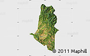 Satellite Map of Xiangyun, single color outside