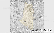 Shaded Relief Map of Xiangyun, desaturated