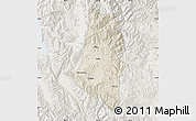 Shaded Relief Map of Xiangyun, lighten