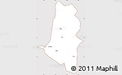 Classic Style Simple Map of Xiangyun, cropped outside