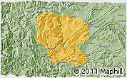 Savanna Style 3D Map of Yanjin