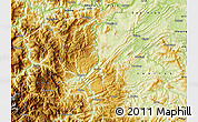Physical Map of Yanjin