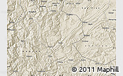 Shaded Relief Map of Yanjin