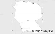 Silver Style Simple Map of Yanjin