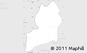 Silver Style Simple Map of Yingjiang