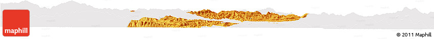 Political Horizon Map of Yongren, cropped outside