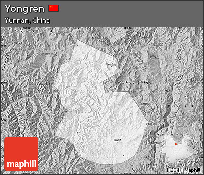 Gray Map of Yongren