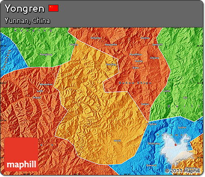 Political Map of Yongren