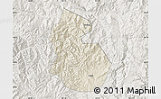 Shaded Relief Map of Yongren, lighten