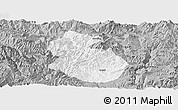 Gray Panoramic Map of Yongren