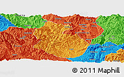 Political Panoramic Map of Yongren