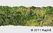 Satellite Panoramic Map of Yongren