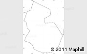 Blank Simple Map of Yongren, no labels