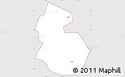 Classic Style Simple Map of Yongren, cropped outside