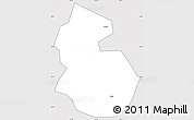Silver Style Simple Map of Yongren, cropped outside