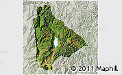 Satellite 3D Map of Yongsheng, lighten