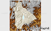 Shaded Relief 3D Map of Yongsheng, physical outside