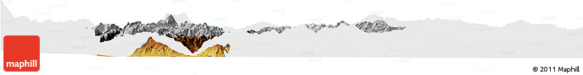 Physical Horizon Map of Yongsheng, single color outside