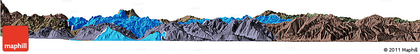 Political Horizon Map of Yongsheng, darken, semi-desaturated