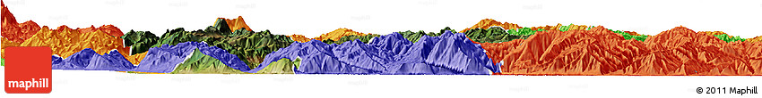 Satellite Horizon Map of Yongsheng, political outside