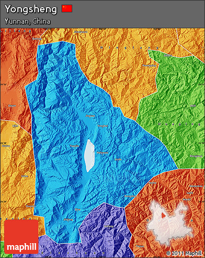 Political Map of Yongsheng