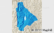 Political Map of Yongsheng, shaded relief outside