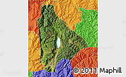 Satellite Map of Yongsheng, political outside